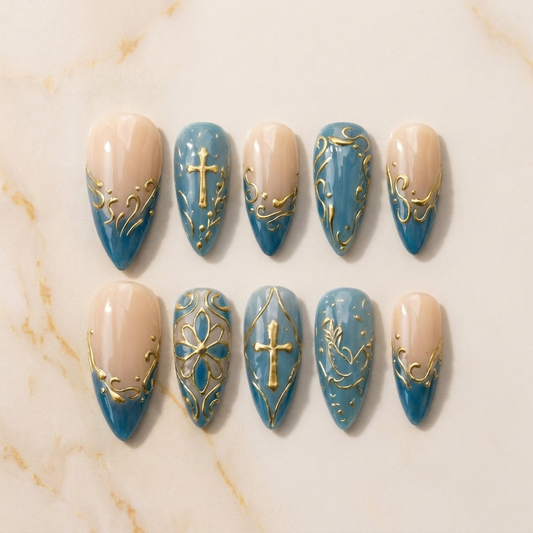 Sacred Teal Filigree